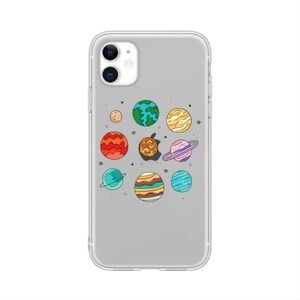 Planets Clear iPhone 11 Pro Max Case 🌎